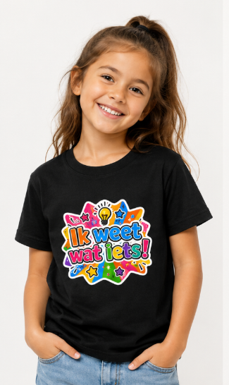 'Ik weet wat iets!' - Prikkels kids t-shirt