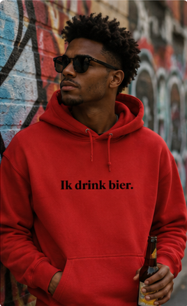 Ik drink bier.