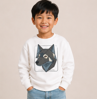 'Wolf' - Prikkels kids trui
