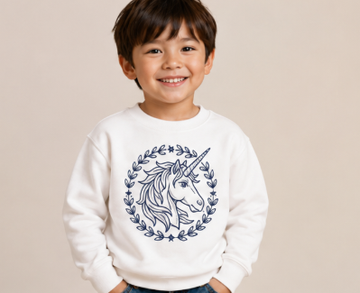 'Unicorn' 3- Prikkels kids trui