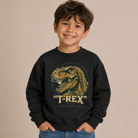 'T-Rex' - Prikkels kids trui